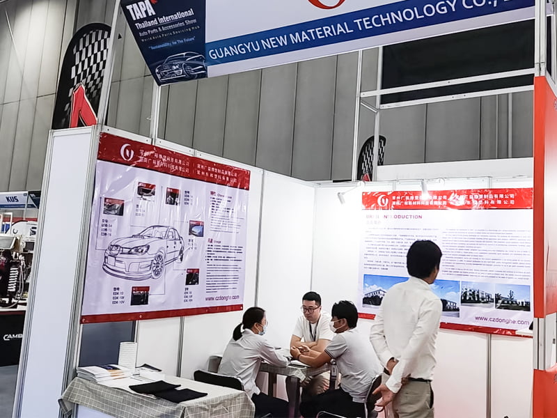 Guangyu Rubber show in Southest-Asia Auto-parts exhibition